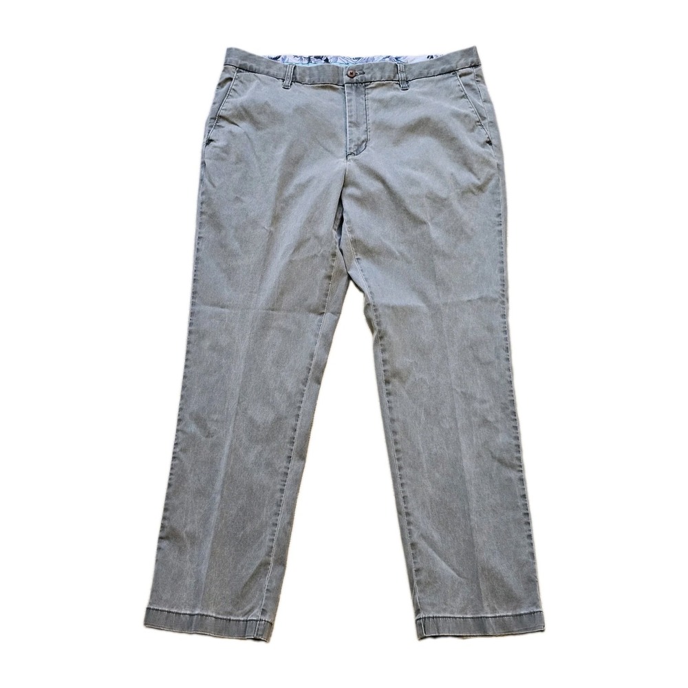Tommy Bahama Boracay Mens Chino Pants 38x32 Grey Cotton Tencel Stretch